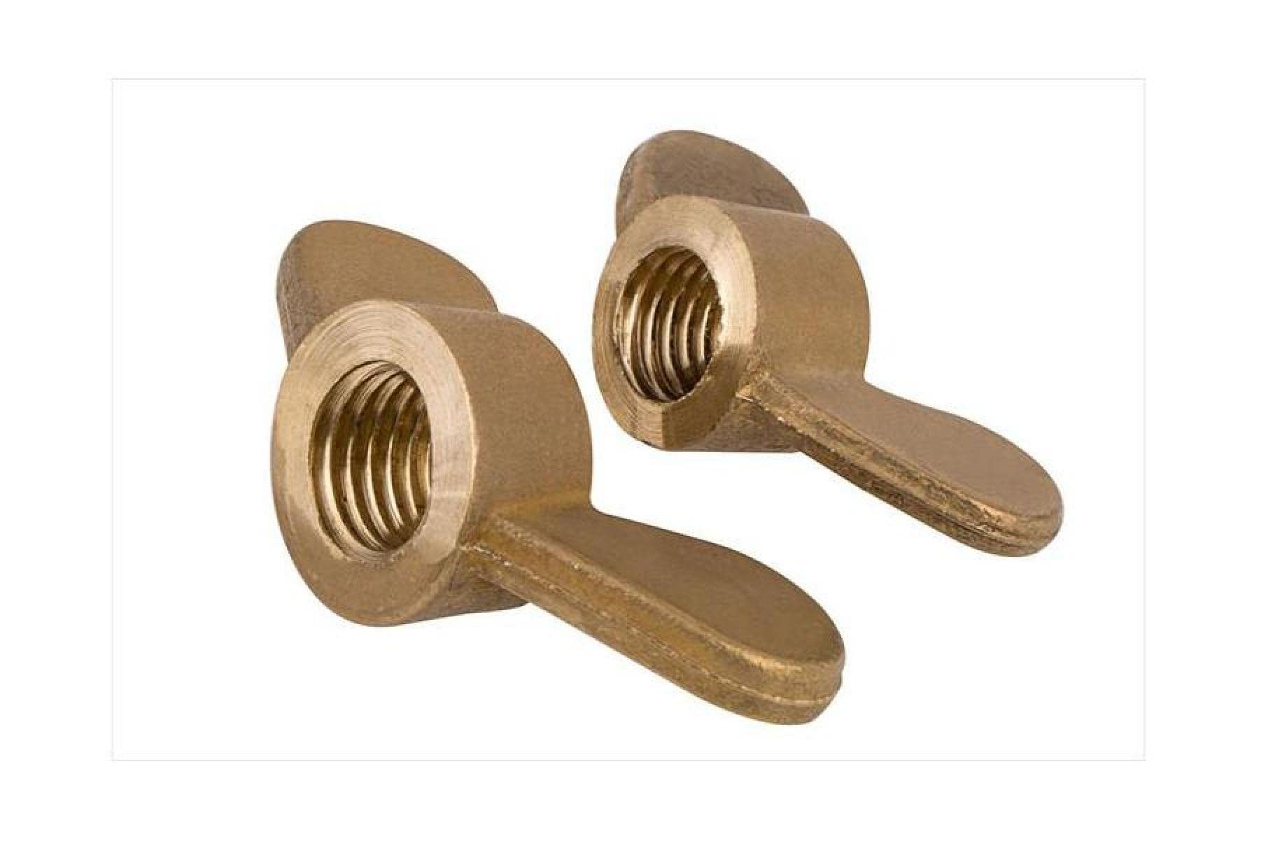 Dado ad Alette, Dado a Farfalla 10 Pezzi M3 Dado ad Alette in Ottone Stringere a Mano Dado Dado ad Alette Dado a Farfalla Lingotto Due Dadi ad Artiglio Elementi di Fissaggio