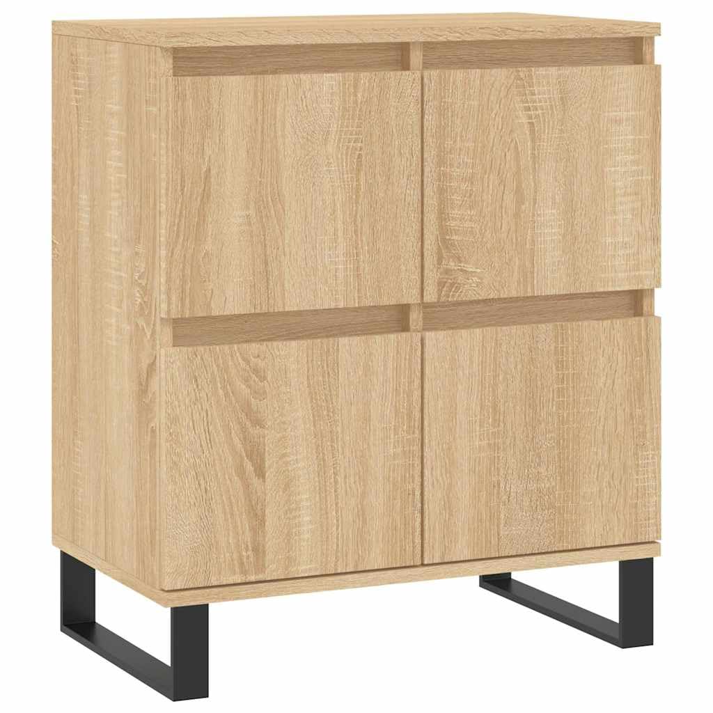 Credenza 2 pz Rovere Sonoma 120x35x70 cm Legno Multistrato