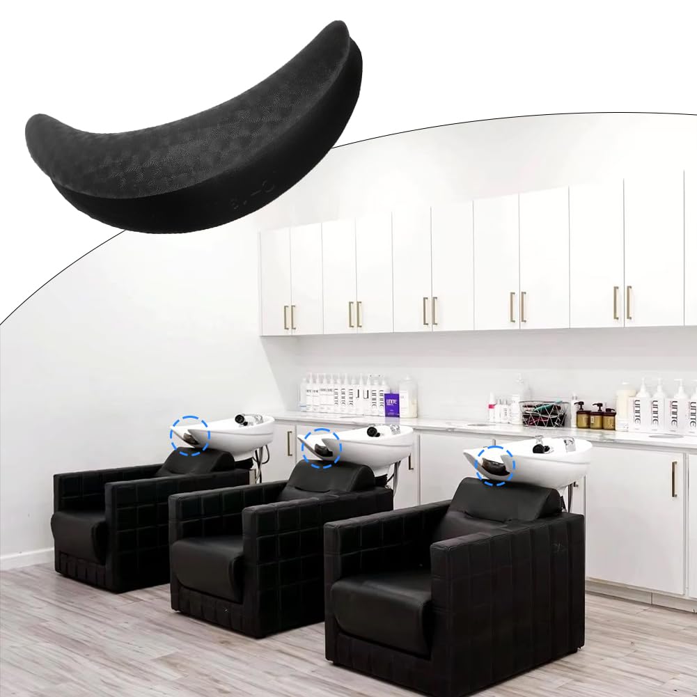 Scaldacollo per Lavatesta, Cuscino per Lavabo Parrucchiere, Poggiatesta Shampoo, Poggia Collo in Silicone Antiscivolo, Salon Testa Protezione Poggiatesta Strumento Lavaggio Dei Capelli Uso Domestico