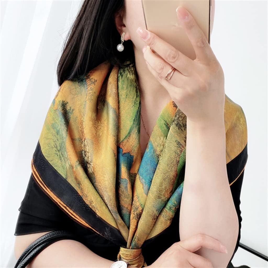 HBJWOV Double-Faced Double-Coloured Incense Cloud Large Band Chinese Wind Shoulder Band