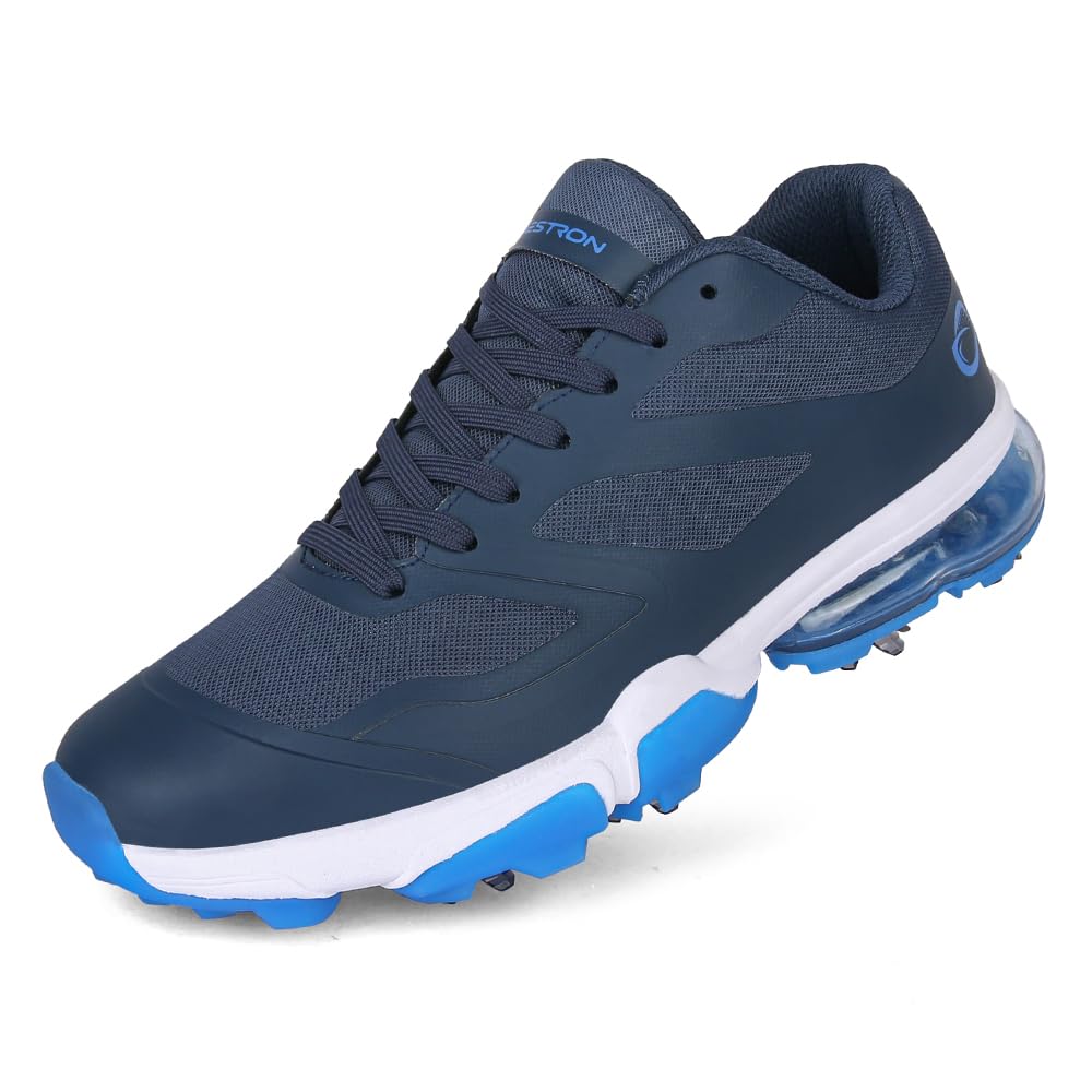 THESTRON New Men Golf Shoes 8 Spikes Professional Outdoor Golf Sport Sneaker for Men