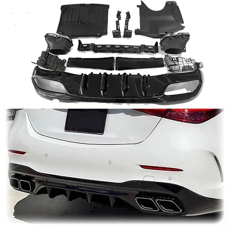 Diffuseur arrière look C63 pour Benz W206 C260 C300 2022-2025 - 2