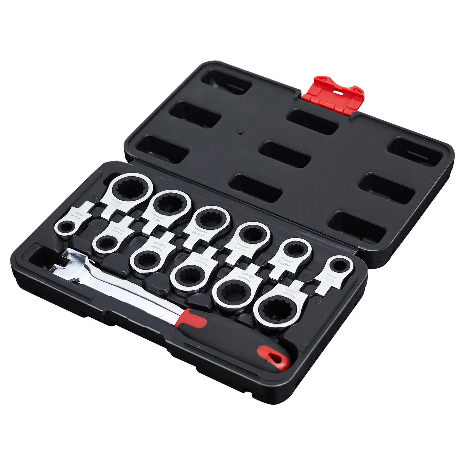 Apglsxy Multifunctional 12 In 1 Ratchets Wrench Spanner Set With Interchangeable Heads For Efficient Tooling Repair Need Professional Mechanics Tool