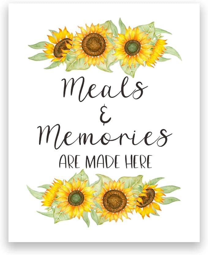 Amazon Co Jp 農家のキッチンの名言 ウォールアート キャンバス ポスター ひまわりの絵 ナイフとフォークのプリント ダイニングルームの家の装飾 15 7インチx 19 6インチ 40x50cm X3 フレームなし ホーム キッチン