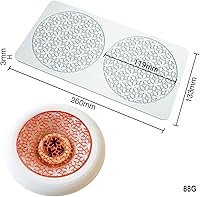 Vista 3 de Molde de silicona de hojas huecas para caramelo de chocolate 3D, molde de caramelo de hojas huecas para alimentos, decoración de comidas, molde