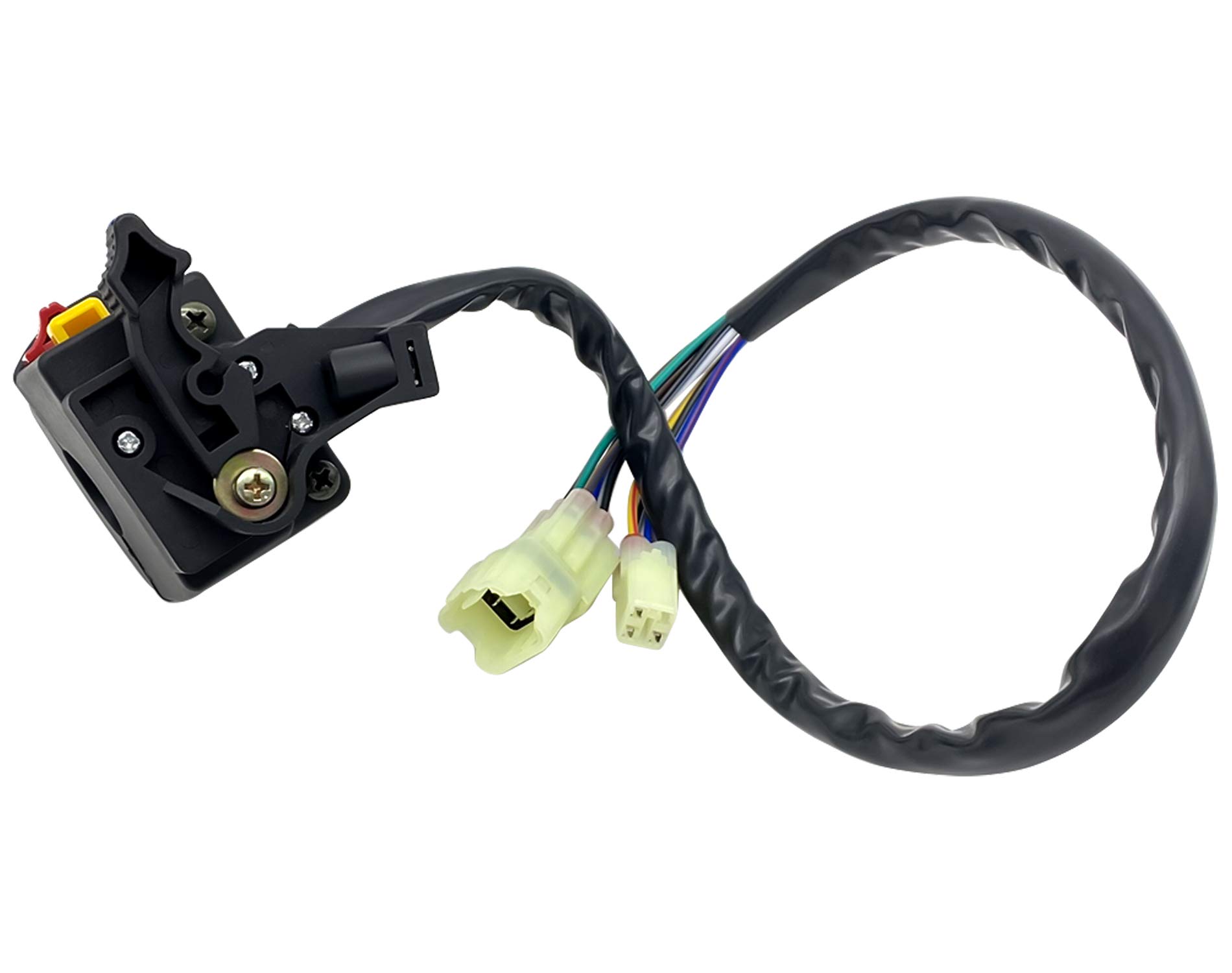 ATV Start Switch Left Handlebar Control Switch For Arctic Cat ATV - Start/ Stop, Headlight High/Low, Choke & Reverse Override - Fits 375, 400, 500, 650 V-2 Models Arctic Cat Headlight Control - Foto 9