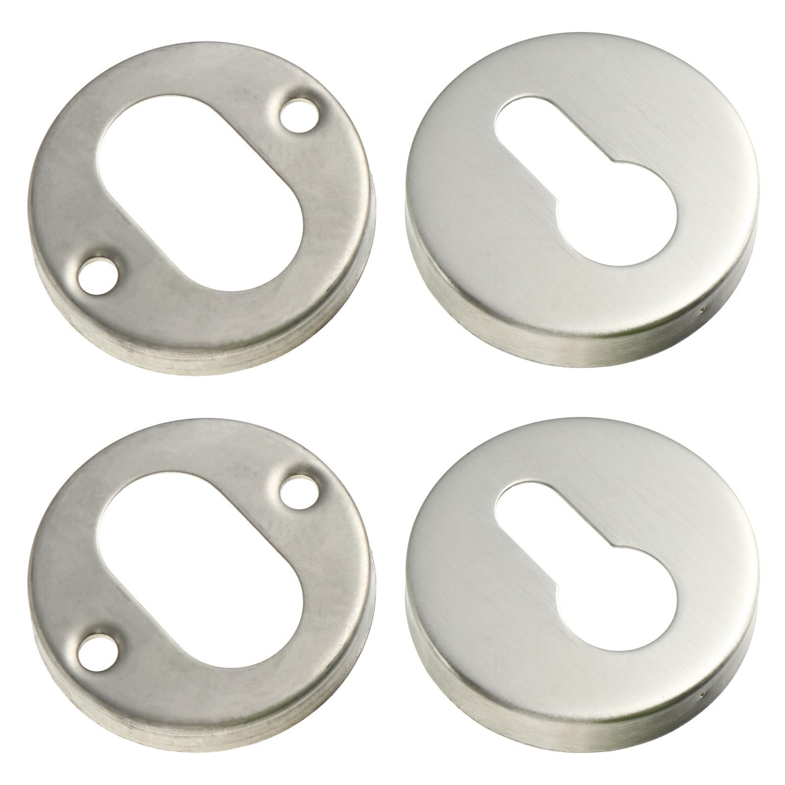 Tapa para cerradura de puerta de acero inoxidable, protector decorativo de ojo de llave