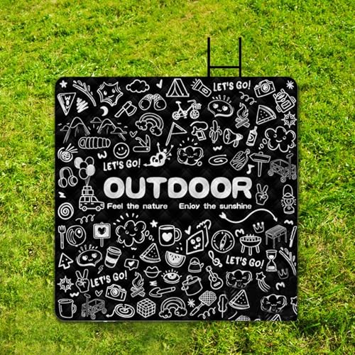 Couverture de pique-nique imperméable tapis de plage et camping - 4