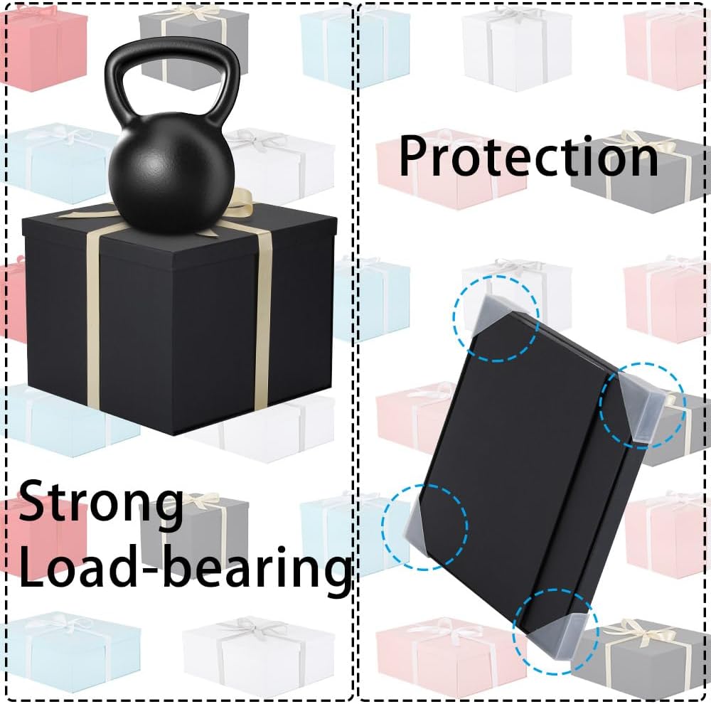 Large Gift Box with Lid 12.5x12.5x10 Inches, Pink Gift Boxes for presents Packaging for Birthdays, Valentine's Day, Christmas, Anniversaries (Include Shredded Paper Fill, Envelope Card Ribbon) - Image 7