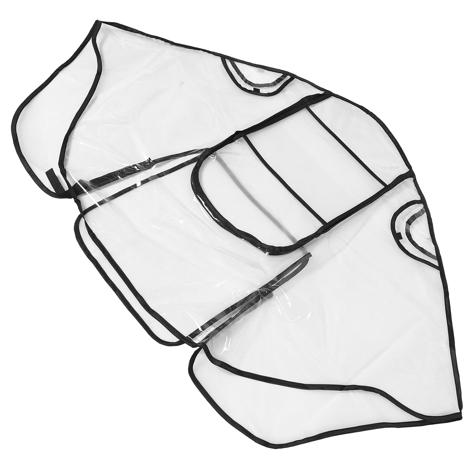 Universal Stroller Rain Cover Pushchair Rain Shield for Babies, Waterproof Eva Material with Zipper and Window, Windproof Weather Protection for Travel and Outdoor Use
