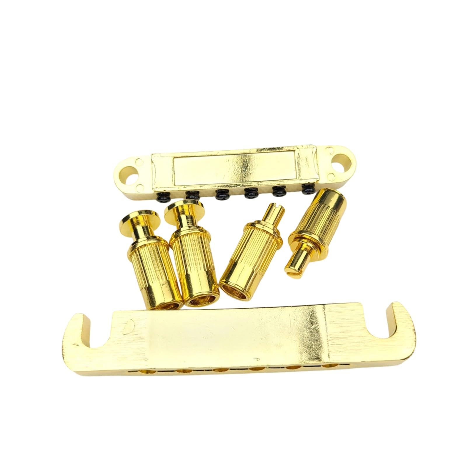 Accesorios De Práctica Dorados Para Puente Fijo De Guitarra Eléctrica | Puente de guitarra