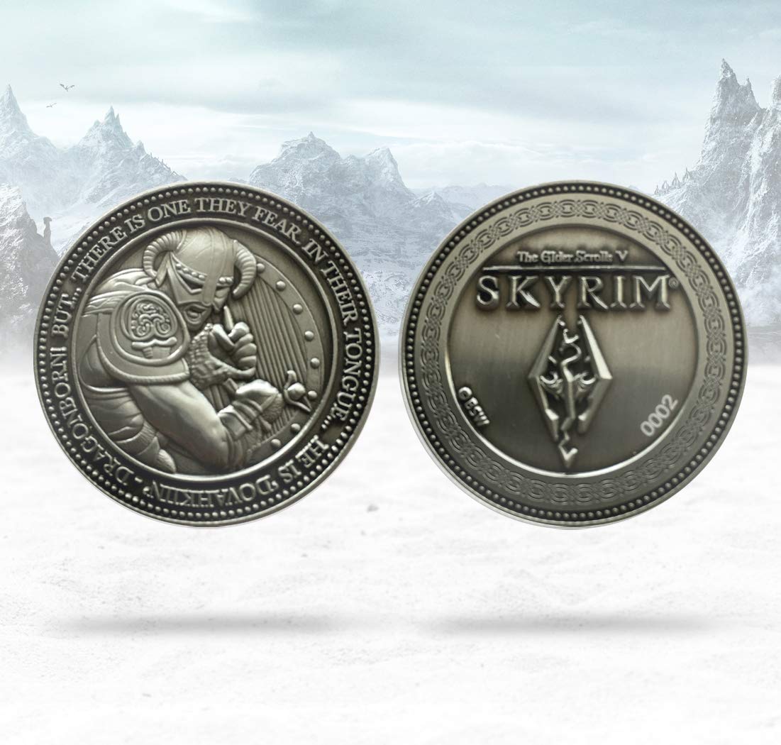 The Elder Scrolls V: Skyrim Limited Edition Collectible Coin :  Amazon.co.uk: Toys & Games