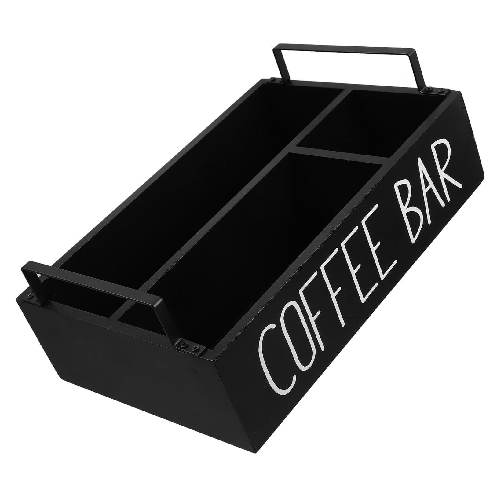 Aufbewahrungsbox Organizer mit Teebeutel Mehreren Fächern für Holz
