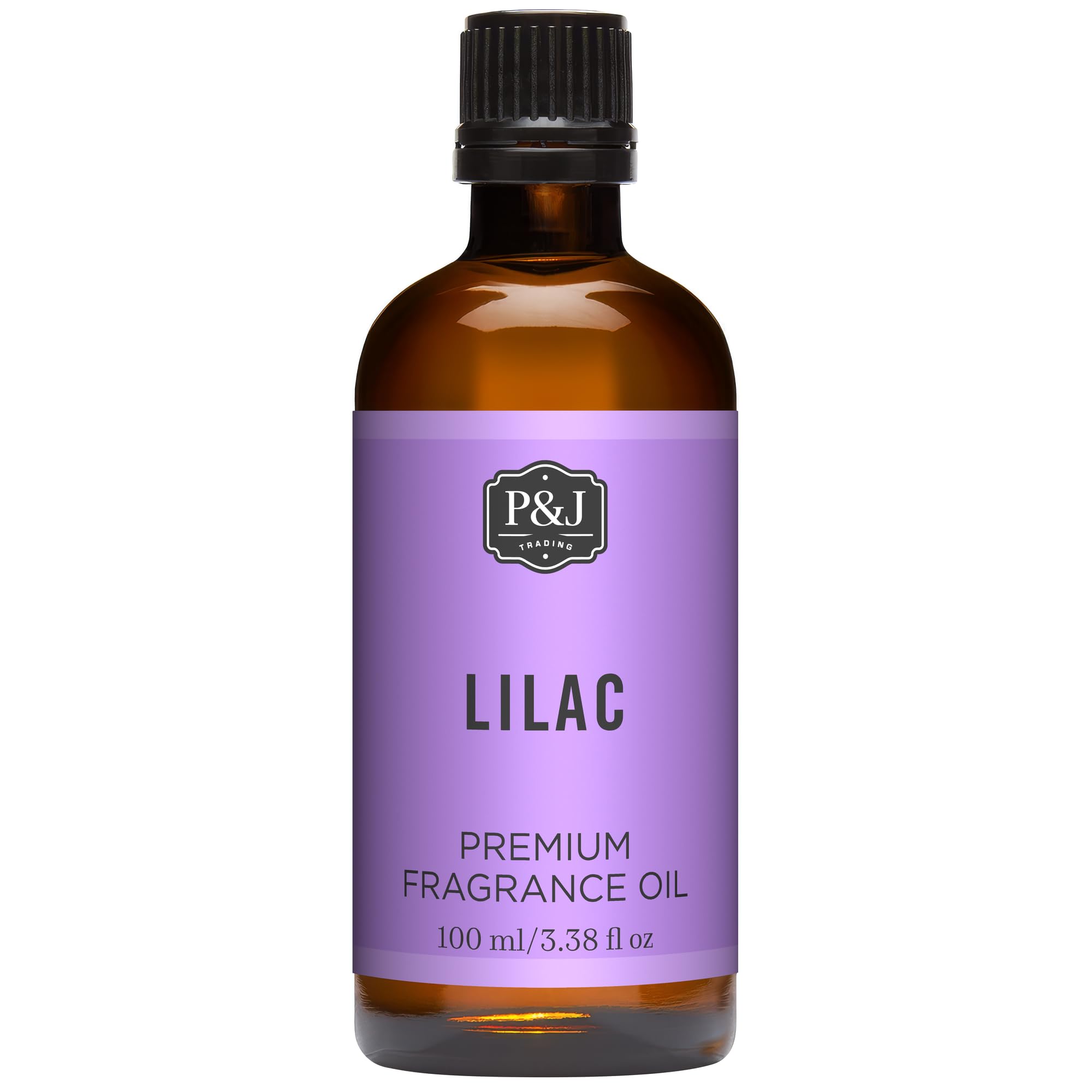P&amp;J Fragrance Oil - Lilac Oil 100ml - Candle Scents, Soap Making, Diffuser Oil, Fresh Scents