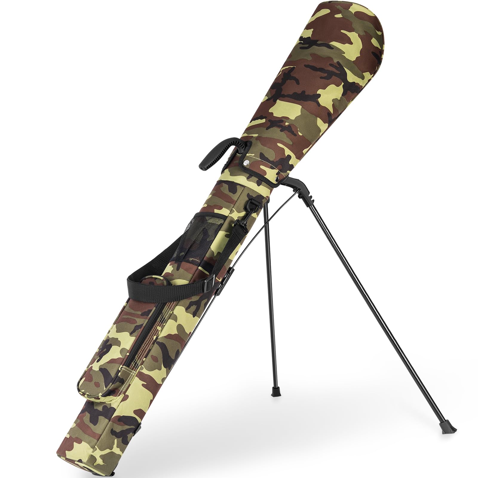 Rxakudedo ゴルフバック 超軽量 ゴルフクラブケース コンパクト ゴルフバッグ メンズ レディース 練習場用 持ち運び便利 シンプルデザイン 8本収納 オレンジグリッド Amazon | Rxakudedo ゴルフバック 超軽量 ゴルフクラブケース