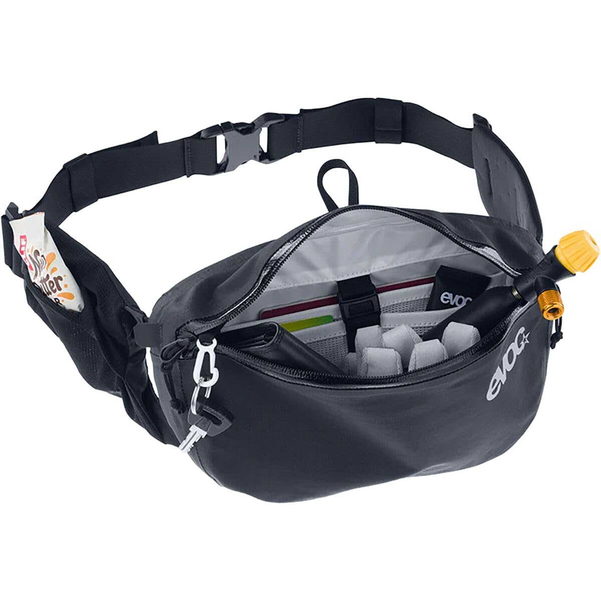 EVOC Hip Pouch 3D WP 2 Sac banane étanche avec système Air Pad 3D et bande adhésive | sacs-fanny-randonnées