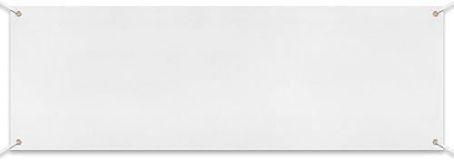 Miniatura 19 de Zonon Pancartas Grandes en Blanco y Letreros de Poliéster Oxford de Sublimación con Cuerda Colgante para Decorar Paredes Interiores y Exteriores