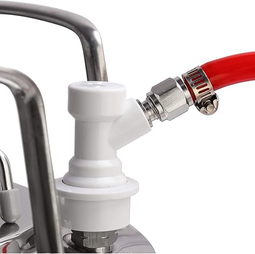 Miniatura 6 de 2 pares manguera giratoria MRbrew Homebrew con tuerca giratoria, púa de 14'' y púa de 516'', acero inoxidable MFL, accesorios de desconexión rápida