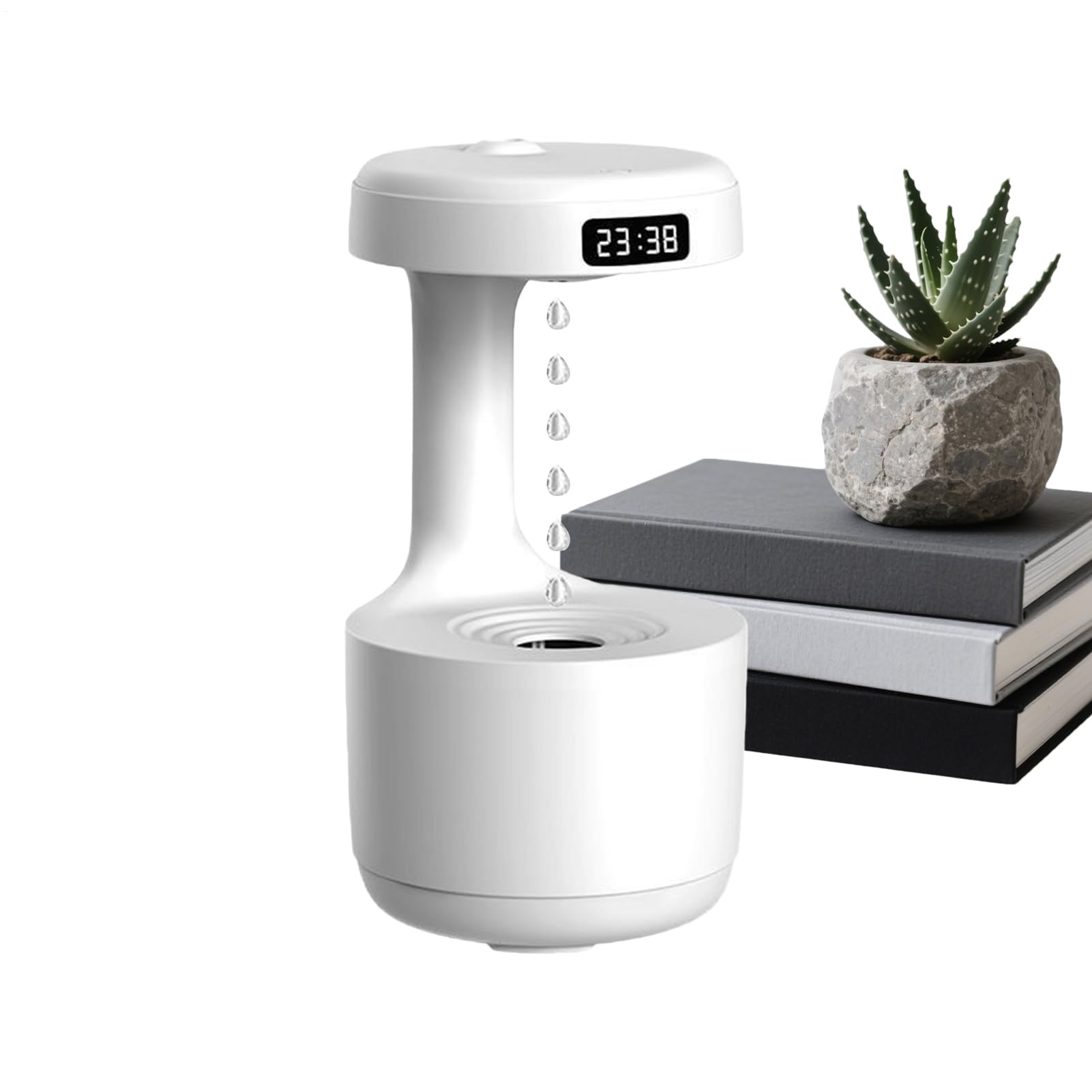 Umidificatore Diffusore di Vapore Freddo da 800ml ad Alta Capacità | Umidificatore Per La Camera Da Per Comodino Ufficio Scrivania Appartamento Hotel Soggiorno