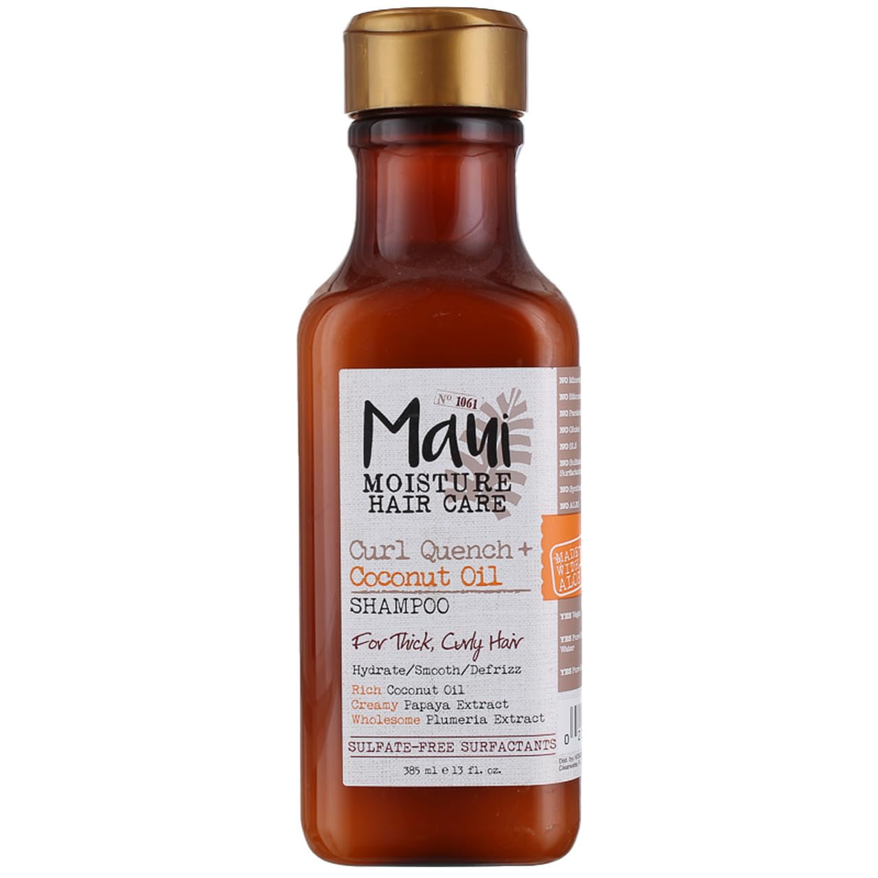 (2 PACK) Maui Moisture Curl Quench Coconut Oil SHAMPOO x 385ml & Maui Moisture Curl Quench Coconut Oil CONDITIONER x 385ml