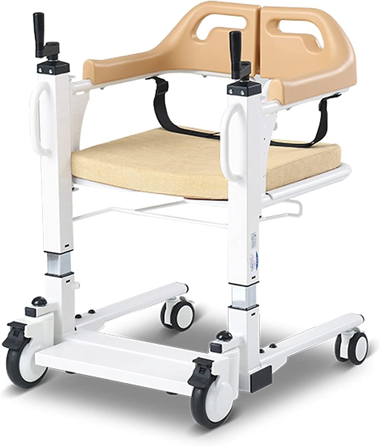 Home Portable Patient Lift Transport Wheelchair, 180° Split