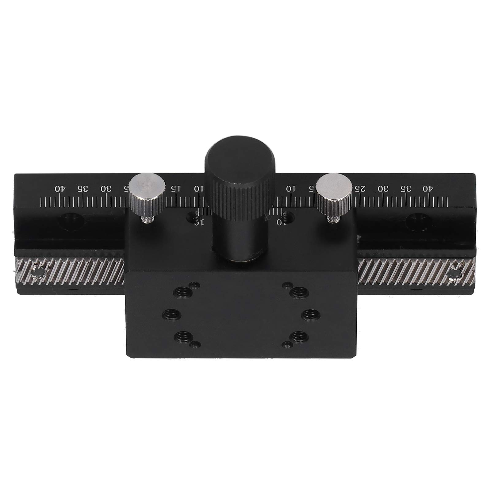 Plataforma de Corte Manual de Cola de Milano con Eje X y Plataforma Deslizante Lineal con Engranajes de aleación de Aluminio HC30 A100 para máquinas de Prueba de Equipos ópticos