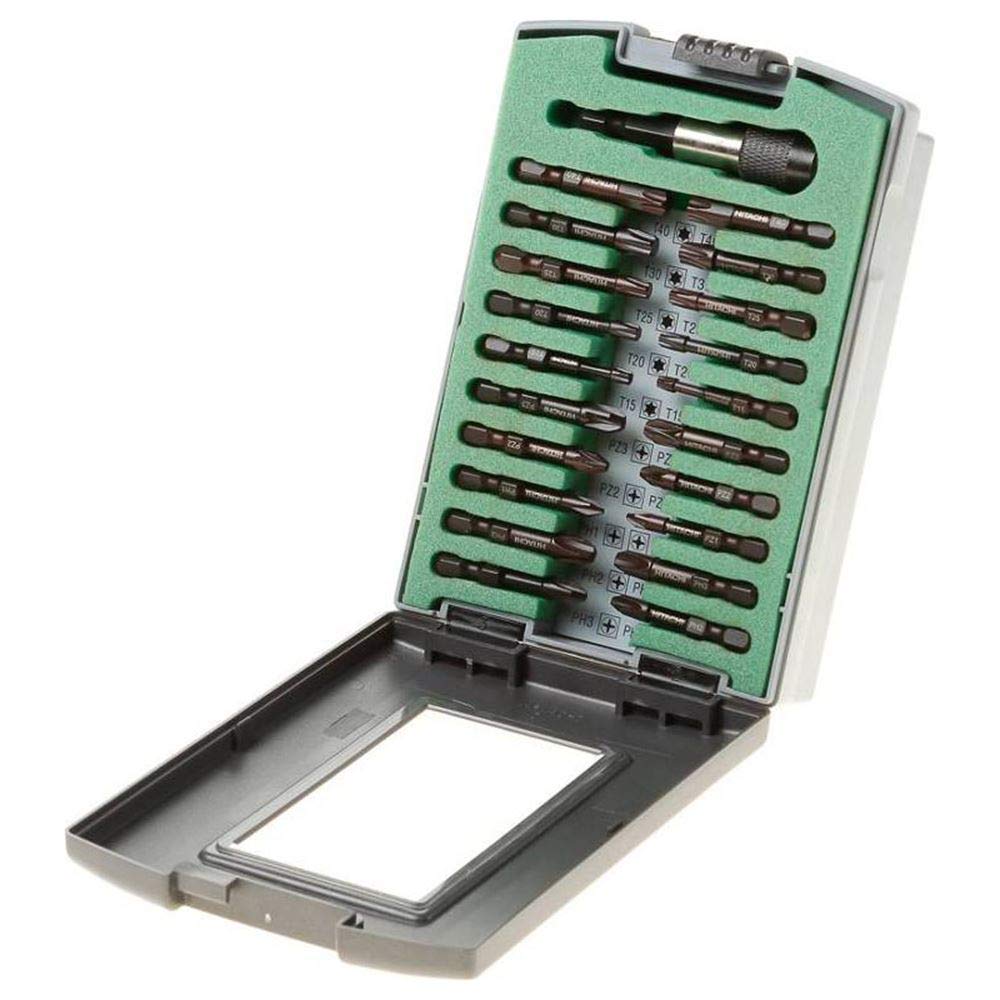 Hikoki tools 751190 juego puntas de impacto mecanizadas con ajuste de alta fidelidad