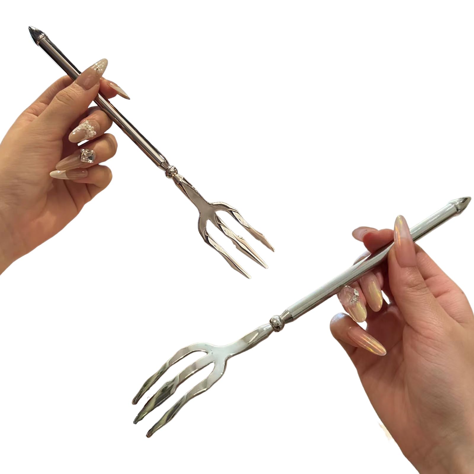 Stainless Steel Dinner Forks - Set of 2 -1