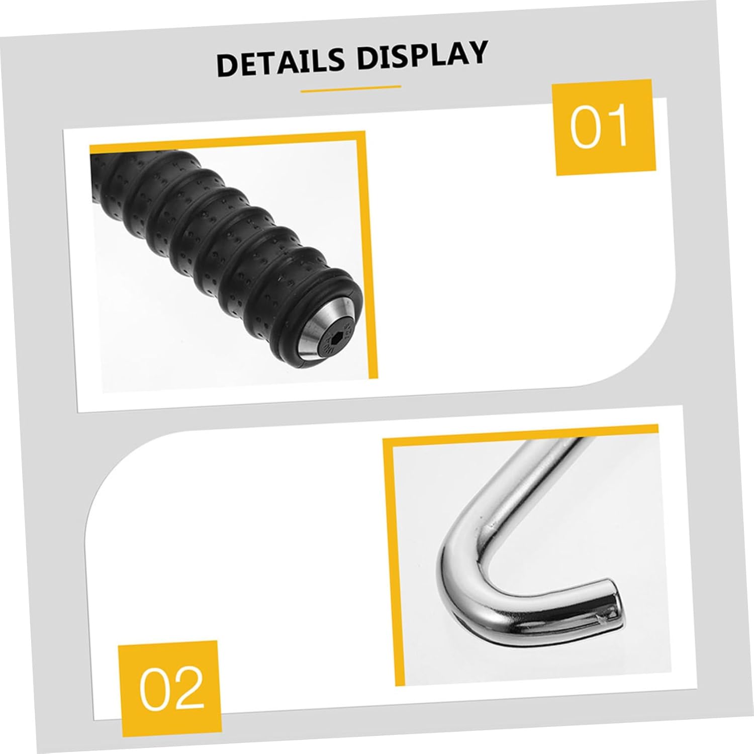 2Pcs Fitness Handle Integrated Gym Equipment for Pull Downs Durable Tension Lever Handles for Pull Ups and Hanging Exercises Comfortable Grip for Home and Gym Use