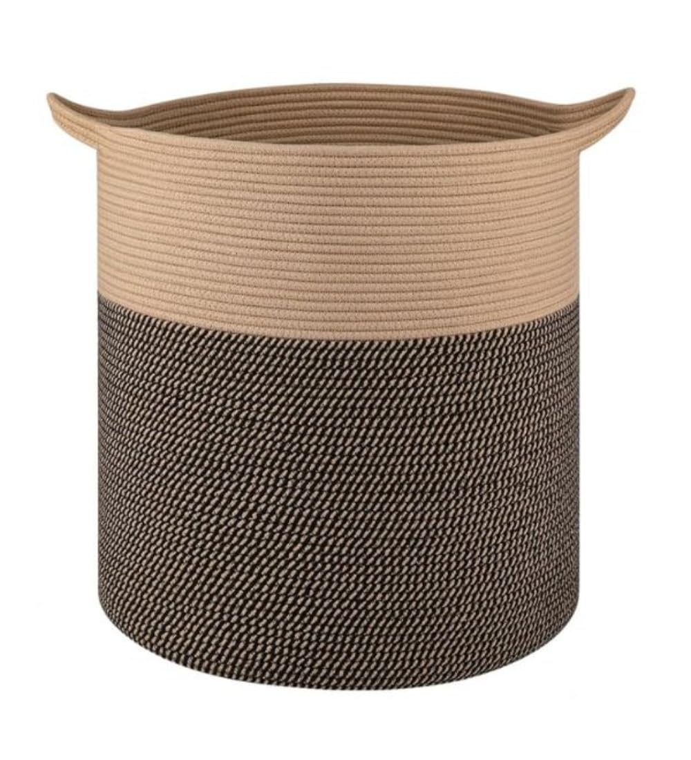 Generic Cotton 12x14 Inch - Mix Storage Basket For Clothes With Out Lid (Dark-Brown)-PID66354-image-26