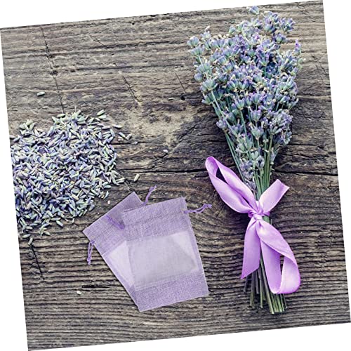 10 bolsas de sachet lavanda vacías para aromaterapia y especias miniatura 5