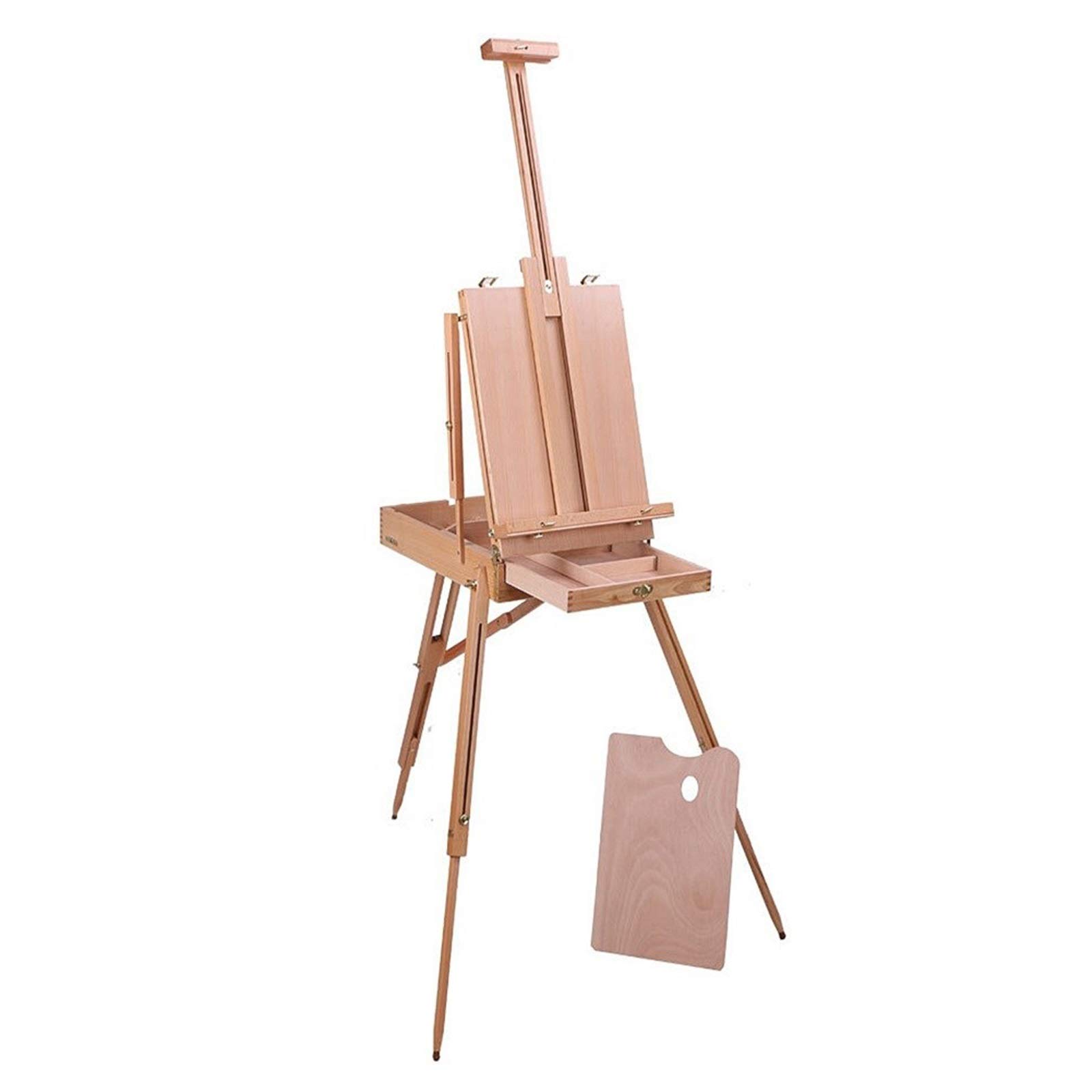 NGDFGR Easel Artist Easel En Tripod Stand Display Holder Adjustable Ing Drawing Sketch Box Portable Folding Artist Ers Field Studio,