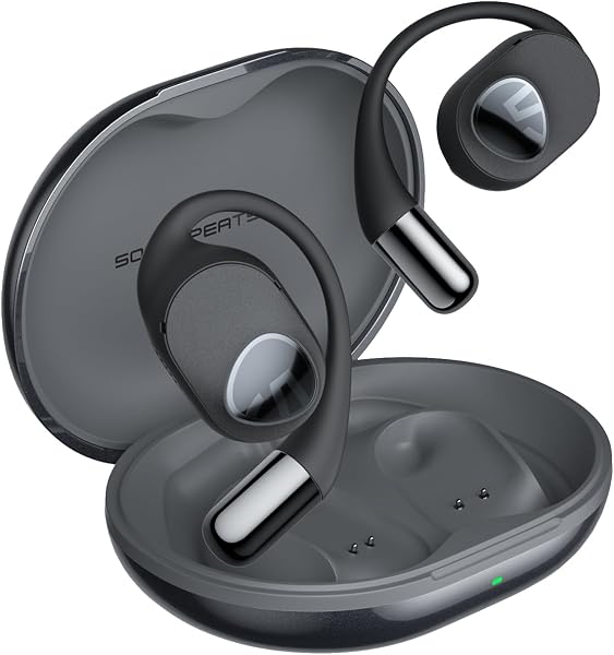 SoundPEATS GoFree 2s Bezprzewodowe słuchawki Otwarte z LDAC i Hi-Res Audio | 30h baterii, Bluetooth 6.0 Multipoint, 15.4