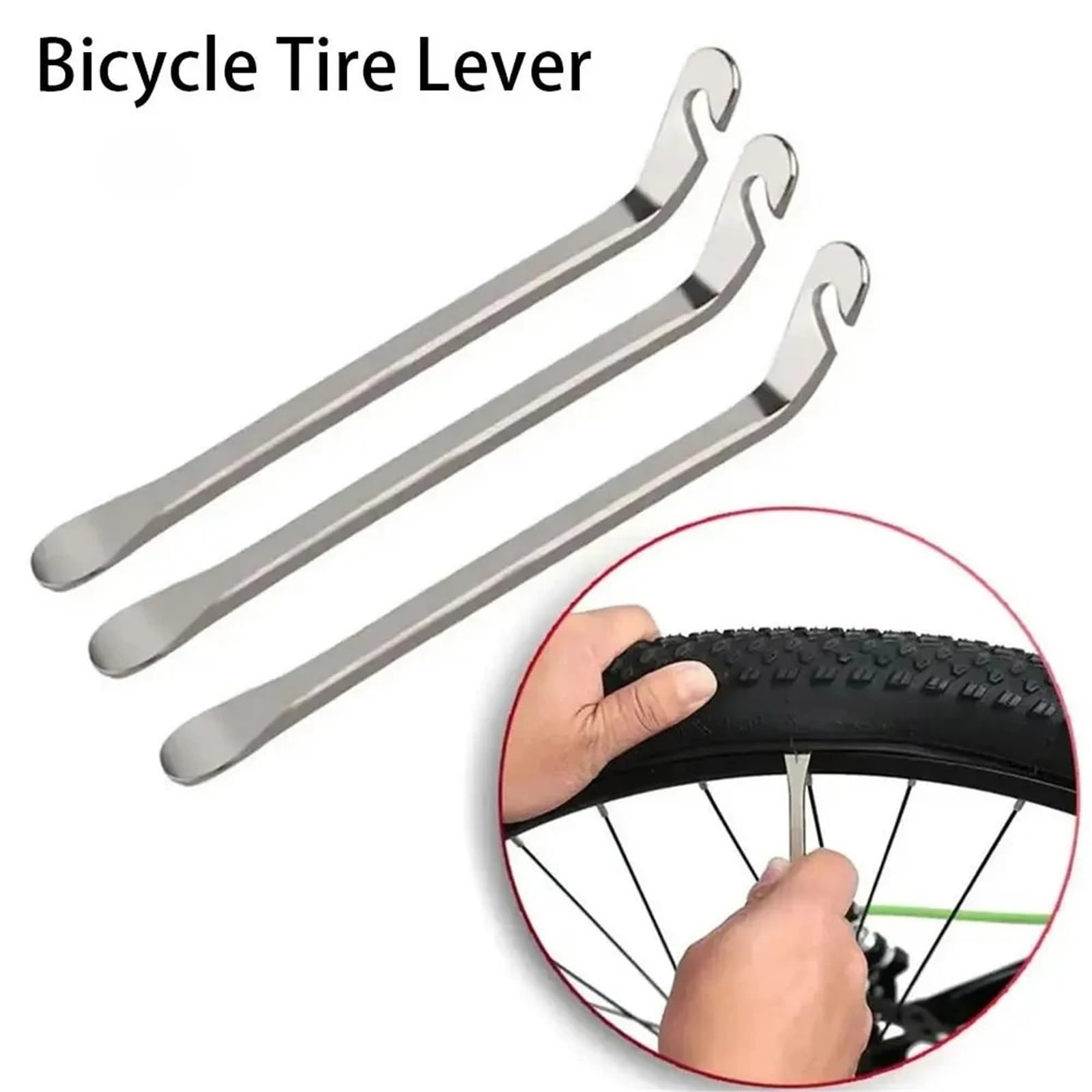 Kit Portátil De Reparación De Pinchazos De Neumáticos De Bicicleta, Multiherramienta Con Bomba De Aire Y Bolsa De Almacenamiento For Mantenimiento De Ciclismo(Set3)