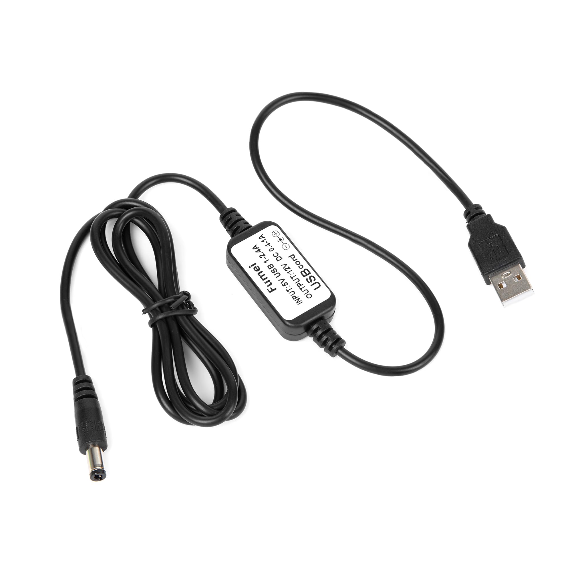 Fumei USB 5V to 12V Boost Converter Cable Compatible with HYT Hytera PD780 Puxing PX888 and Motorola Two-Way Radio Chargers