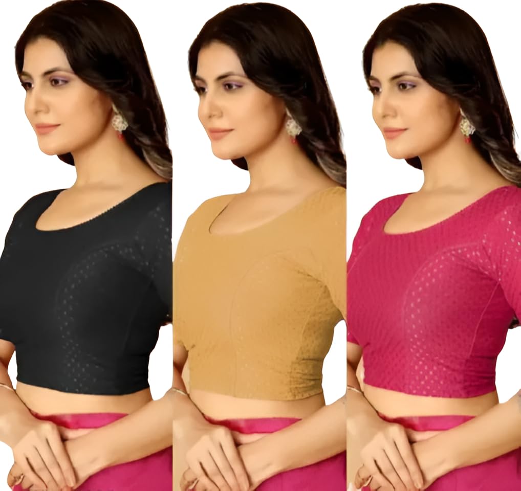 Pack of 3 Trendy Blouse Set for Women-picture-38