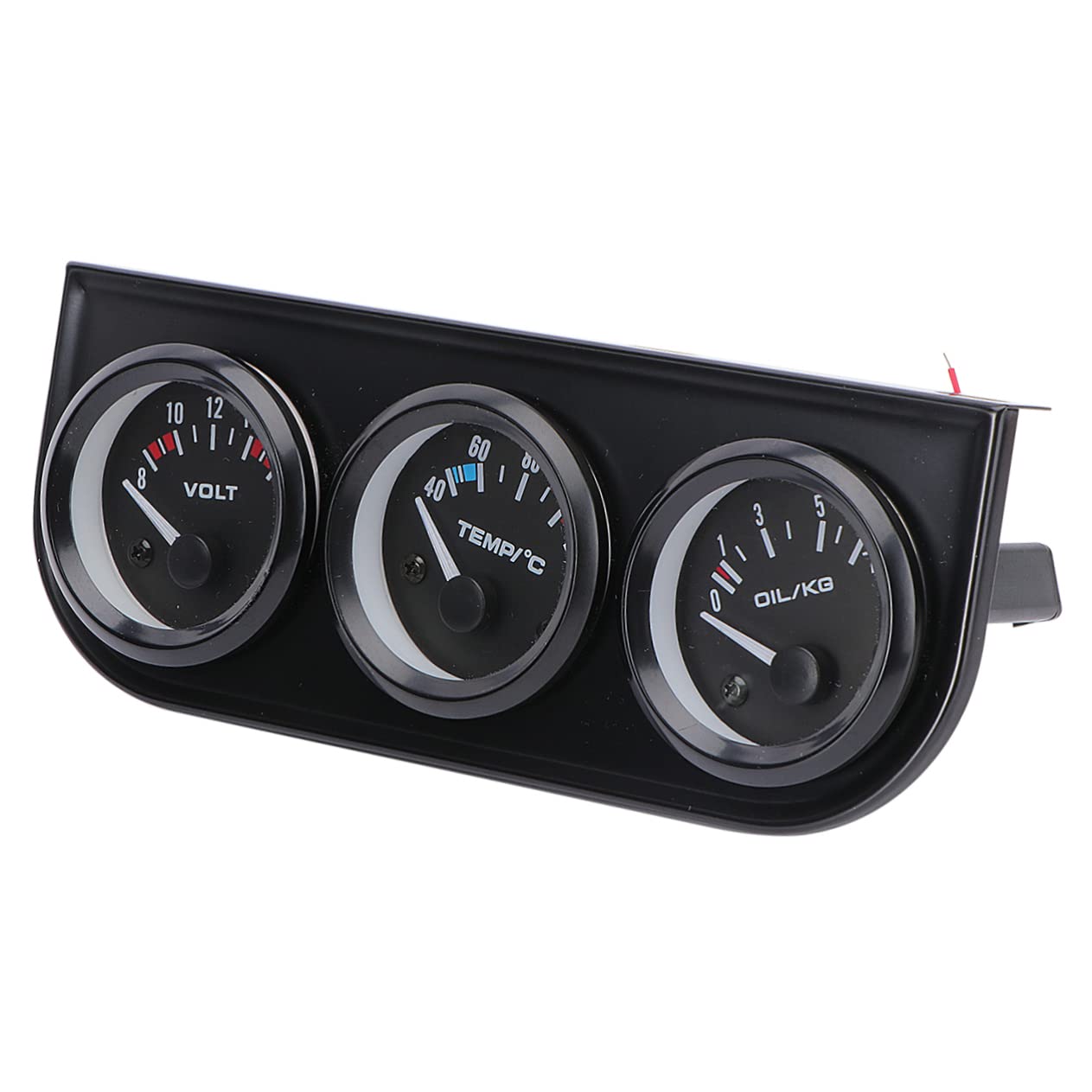 Mikinona 52mm Triple Kit Water Temp Gauge Oil Temp Gauge Temperature Oil Pressure Gauge Sensor Water Temperature Gauge Car