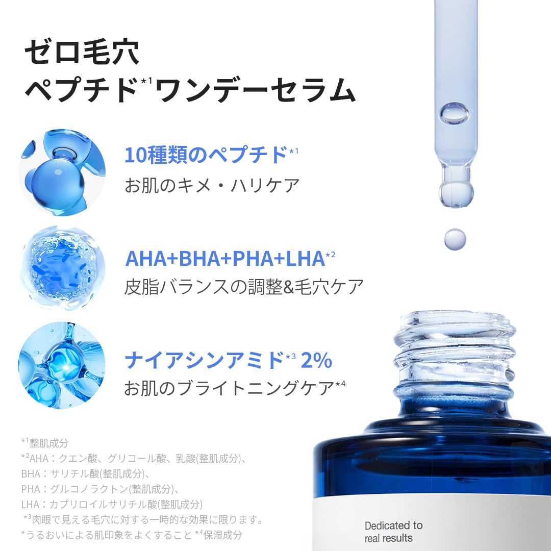 Amazon.co.jp: Medicube, Zero Pore Peptide One Day Serum, Excessive