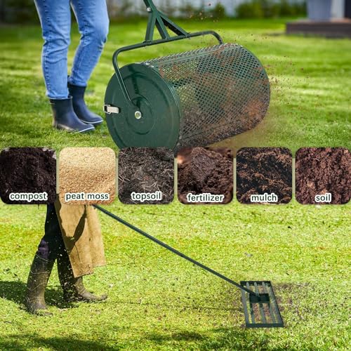 Set para Cuidado de Césped y Jardín con Esparcidor y Rastrillo miniatura 5