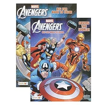New 402733 Avengers Big Fun Book to Color (72-Pack) Books Cheap Wholesale Discount Bulk Stationery Books