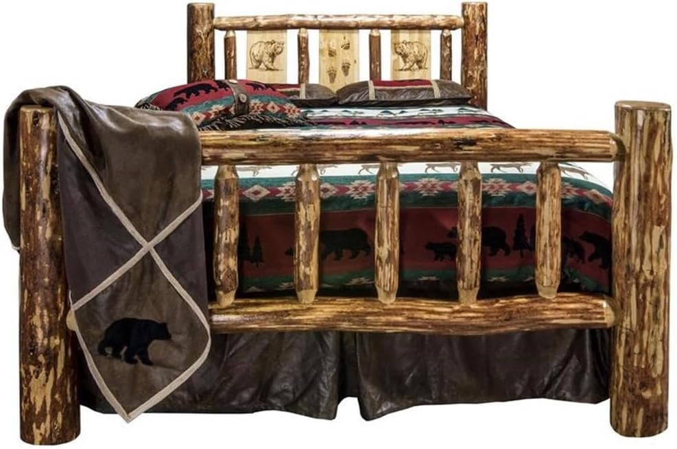 Montana Woodworks Glacier Country Collection California King Bed Brown