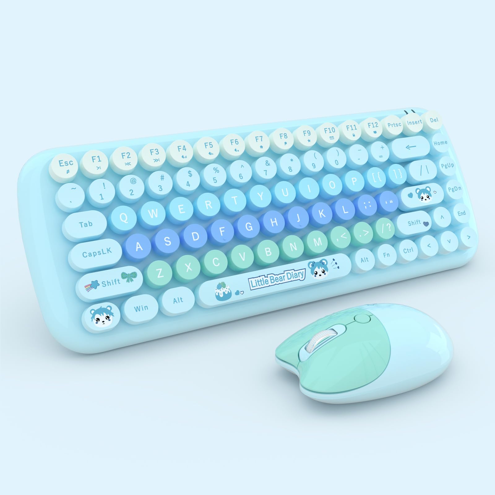 Teclado Inalambrico Redlemon Teclado Y Mouse Inalámbrico Con