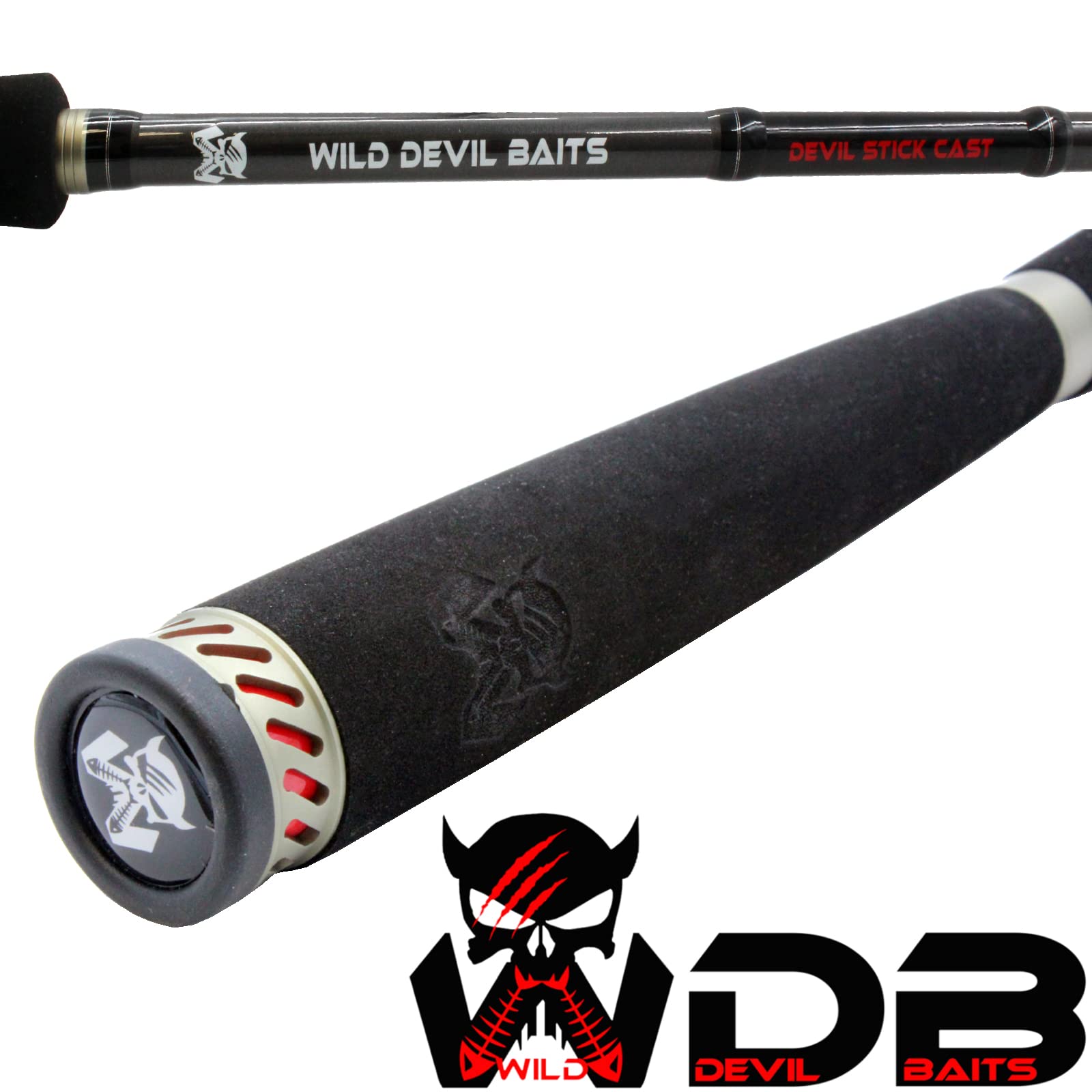 Angel-Berger Wild Devil Baits Baitcast Canne 1.95m 40-120g Devil Stick