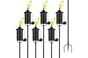 Citronella Torches: Outdoor Patio Tiki Torch for Mosquito Repellent and Garden Decor