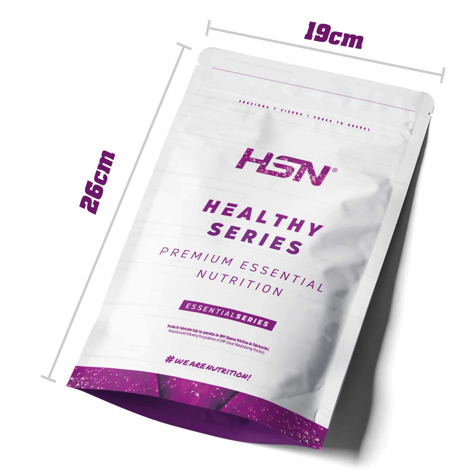 HSN Chlorella en Polvo | 500 g = 167 tomas por envase 100% Pura Alga Chlorella Pyrenoidosa Rica en Clorofila | Fuente de Vitamina B12 + Fibra + Minerales | No-GMO, Vegano, Sin Aditivos, Sin Gluten