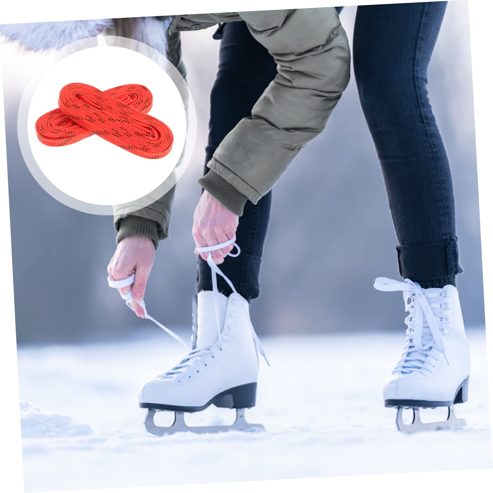 HANABASS 1 Paire D'Attaches De Chaussures Lacets De Hockey Lacets Polyvalents
