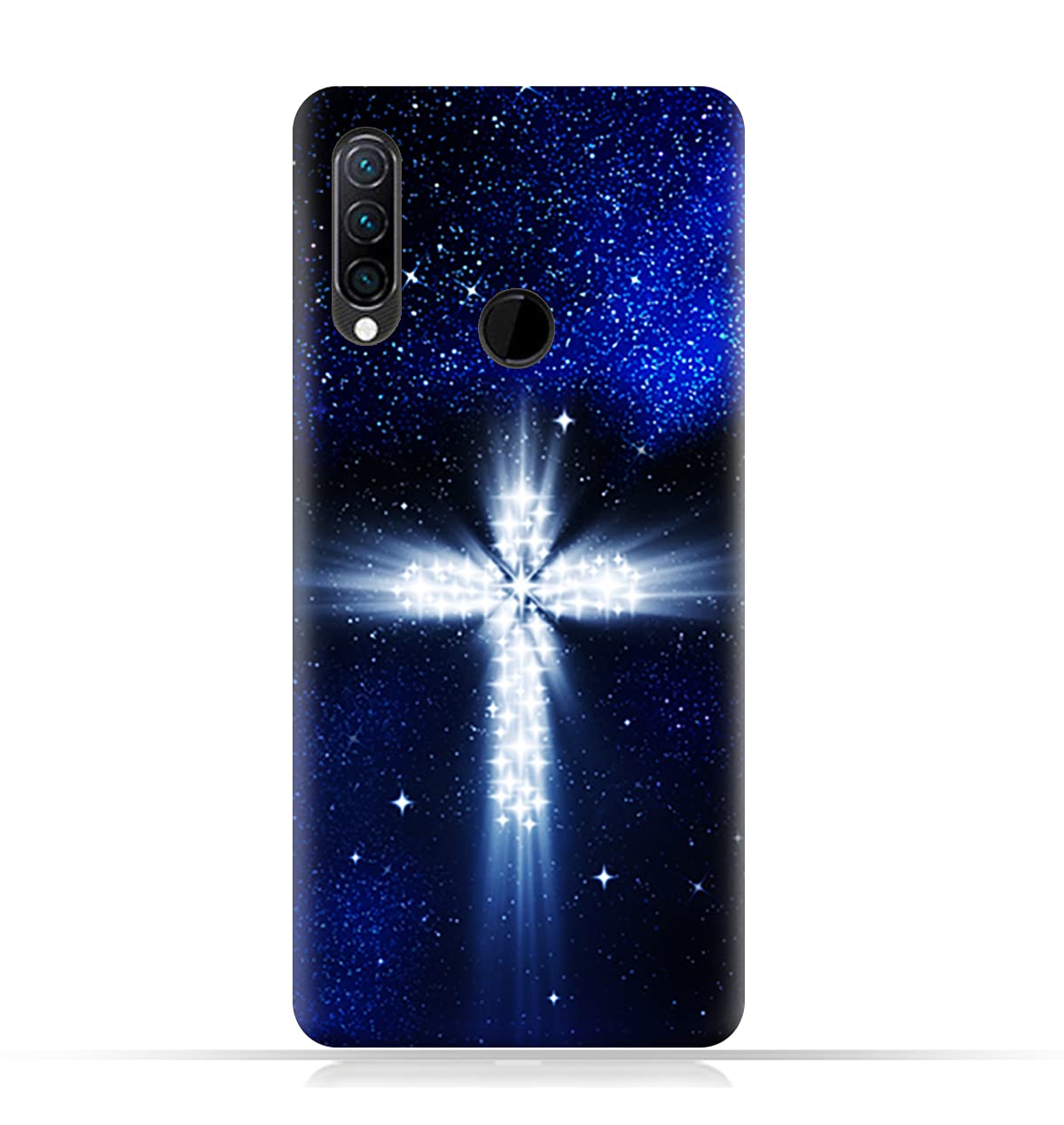 Protective Case Cover for Lenovo Z6 lite with Cross Pattern
