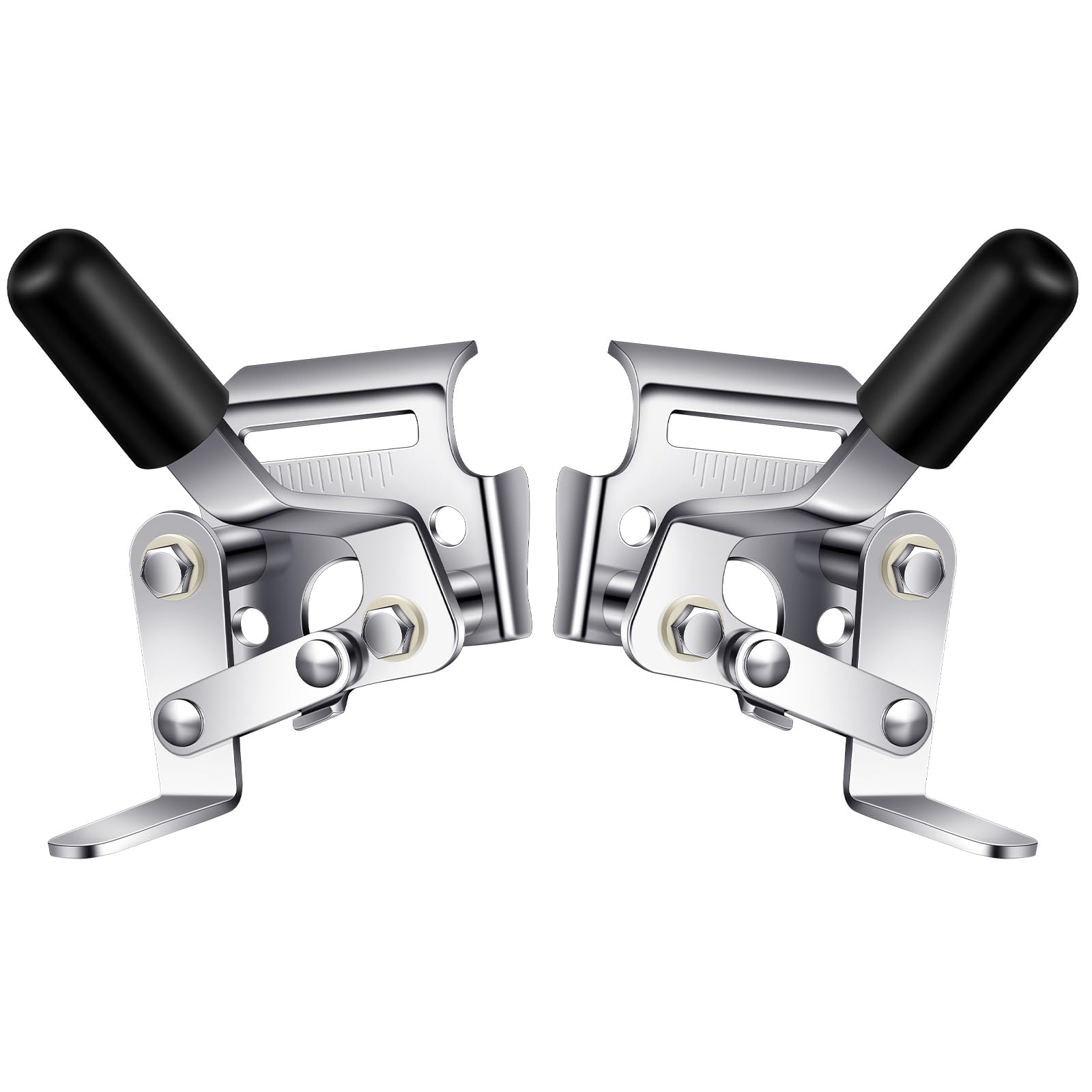 DaisyInner Heavy Duty Wheelchair Brakes Wheel Locks (pack of 2) Wheelchair Wheel Lock Brake Assembly Medical Transport Chair Brake Side Mount Bolt on Style for 7/8" Tubing