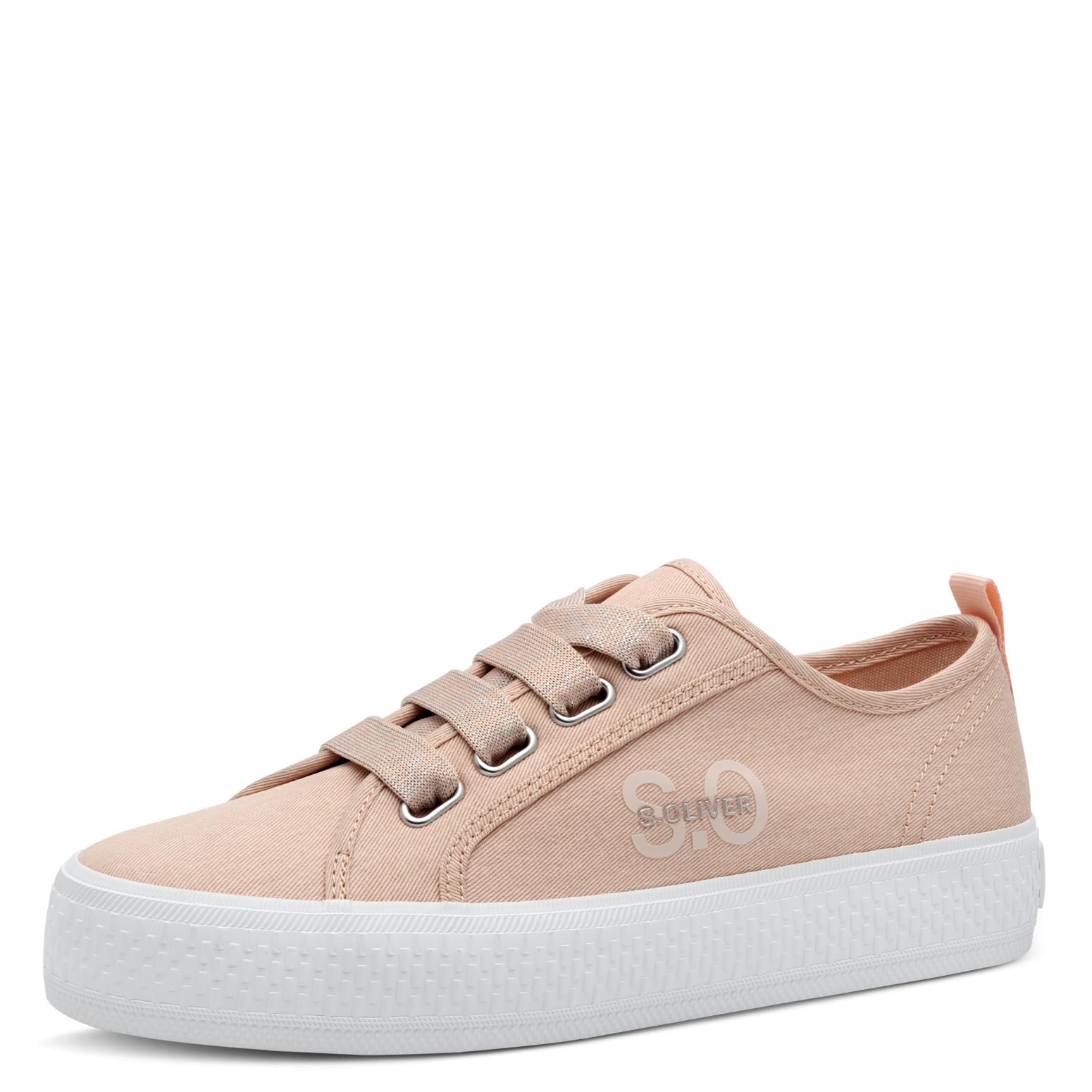 s.Oliver Women 5-23611-44 Sneaker, Coral, 8 UK