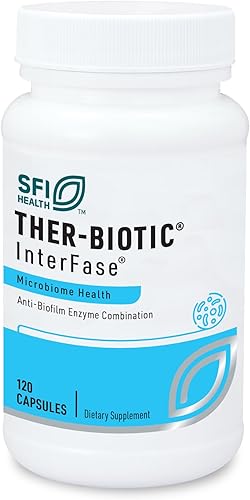 Klaire Labs SFI Health Ther-Biotic InterFase - Fórmula multienzimática para la salud digestiva y el equilibrio intestinal - Diseñado para apoyar un